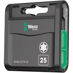 Wera Bit-Box 20 TX, TX 25 x 25 mm, 20-teilig - 05057773001