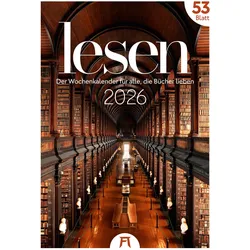 Ackermann, Kalender, Lesen - Wochenkalender 2026