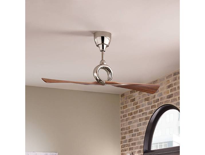 KICHLER Deckenventilator Link, zweiflügelig Link, Holz dunkel, für Wohn- / Esszimmer, Kunststoff