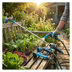 ProGarden, Gartenbrause, Garten Beregnungs- und Bewässerungsset 4-teilig