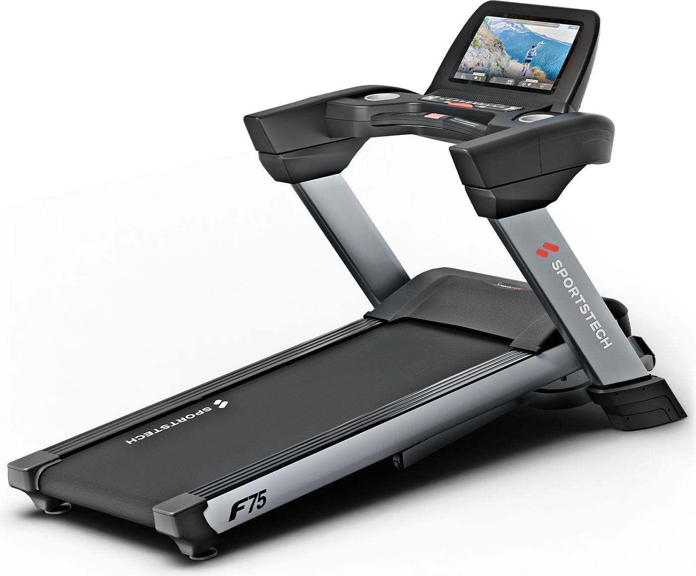 Sportstech Laufband F75 Profi | große Lauffläche | 20km/h | Klappbar