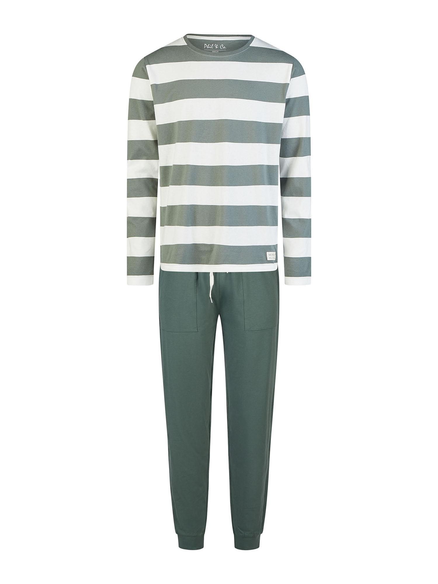 Phil & Co. Berlin Herren Pyjama MondaySchlafanzug, Pyjama Set, Nachtwäsche