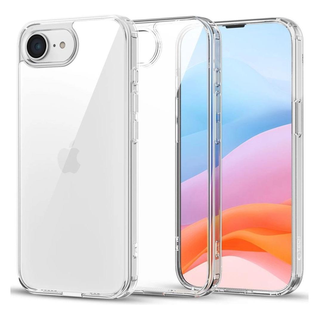 Tech-Protect FlexAir Hybrid Case for iPhone 16e - Clear (Apple iPhone 16e, Apple iPhone 17e) (27272-0)