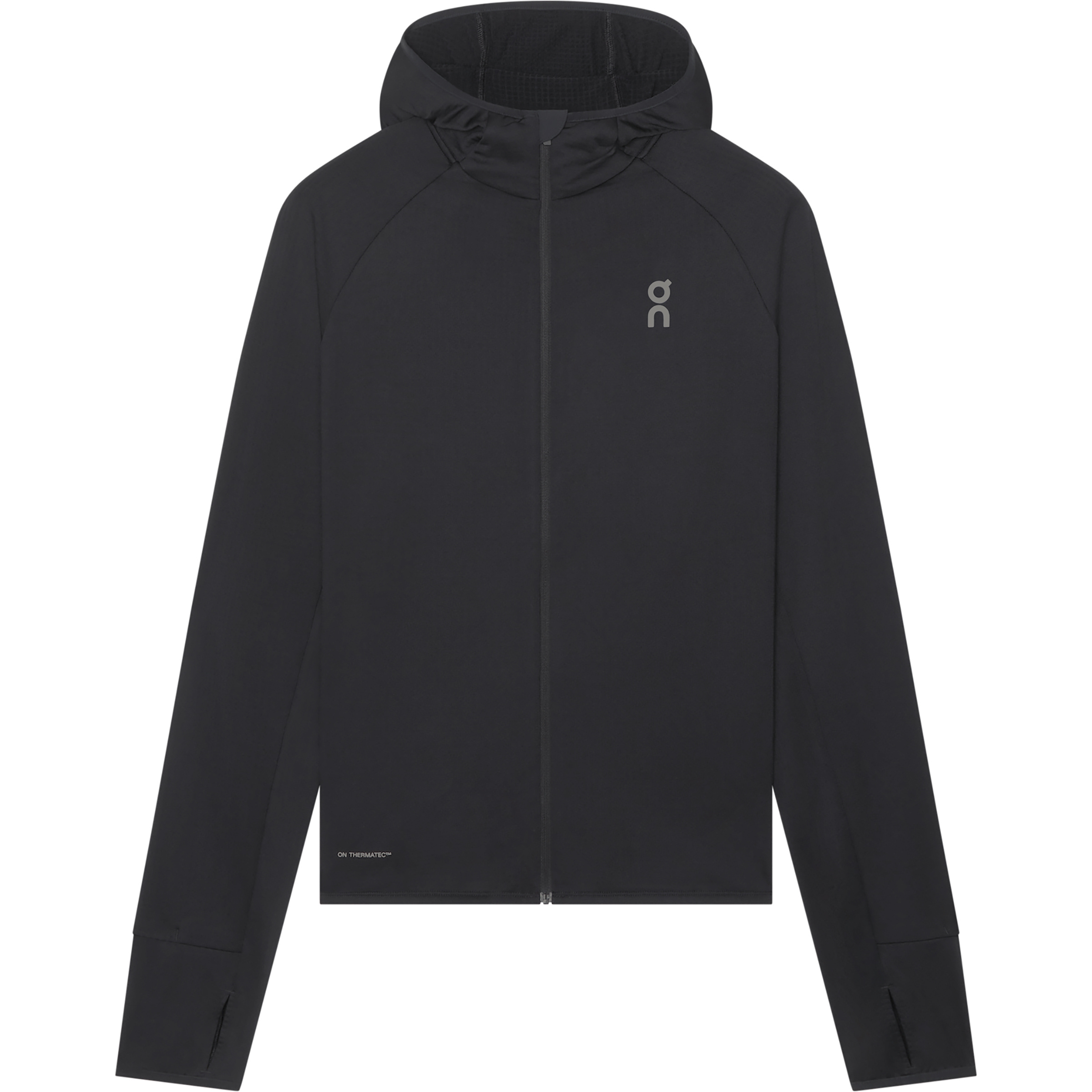On Climate Zip Herren Fleecejacke schwarz Größe S Laufen | Trailrunning Schnell trocknend