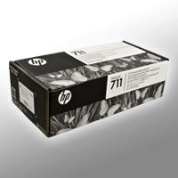 HP Druckkopf C1Q10A 711 black + cyan + magenta + yellow