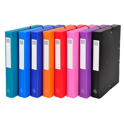 Exacompta Archivbox aus PP 700µ blickdicht, Rücken 40mm, 25x33cm für DIN A4