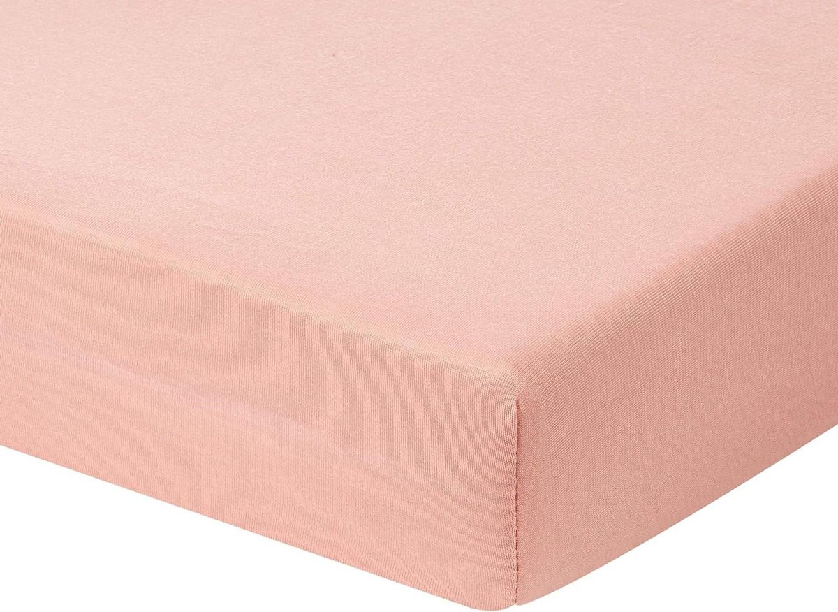 Baby Hoeslaken TENCEL Malve Rose 60x120 cm en 70x140 cm