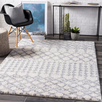 Livabliss Jai Moroccan Stripe Plush Area Rug