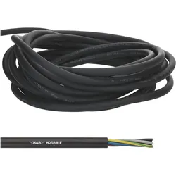 Lapp, Kabelleitung, 10 Meter 16002123 H05RR-F 4x2,5 mm2 Gummileitung flexibel mit Schutzleiter I dünnes Gummikabel (10 m)