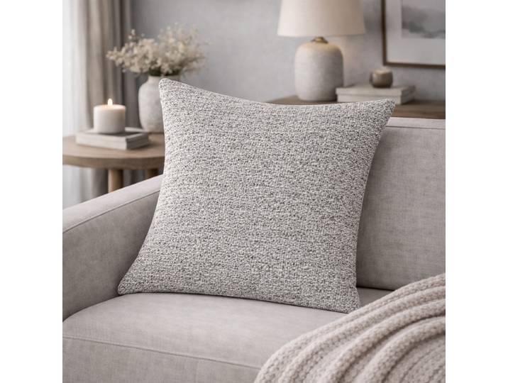 Coussin décoratif Fjella Gris/Gris 40 x 40 x 1cm Polyester