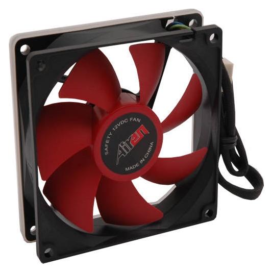 Airen FAN RedWings80 Clever Deluxe Lüfter / 80 x 80 x 25 mm / 21 dB / rot (80 mm, 1x) (AIREN - FRW80CD)