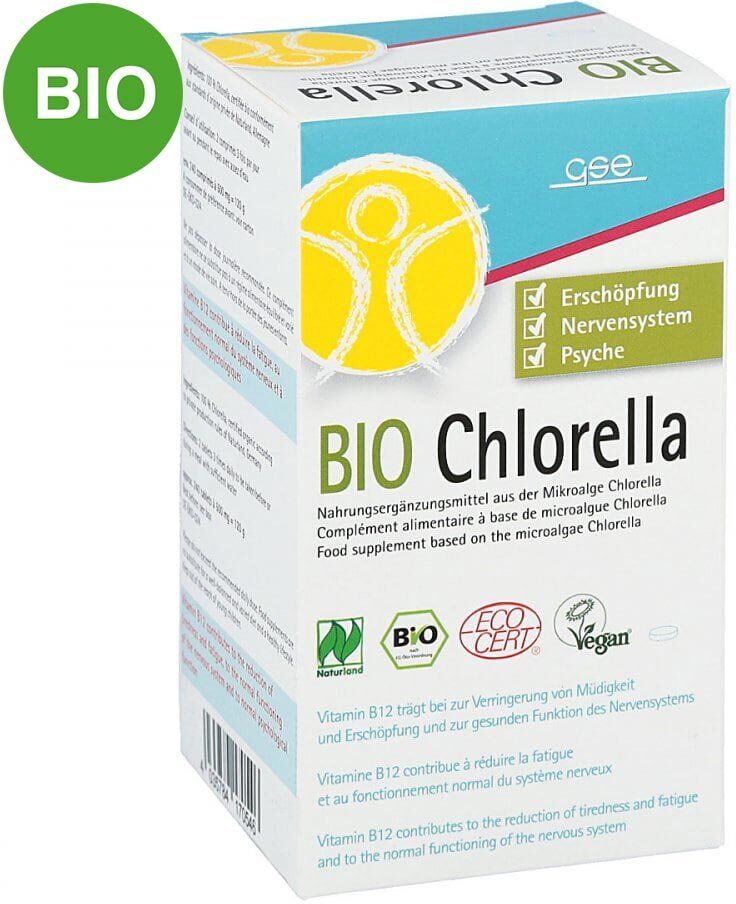 Chlorella 500 mg Bio Naturland Tabletten