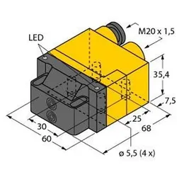 Turck Sensor NI4-DSU26TC-2AP4X2