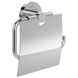 Villeroy und Boch Elements Tender Toilettenpapierhalter TVA15101300061 134x132x38mm, mit Deckel, chrom