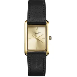 Rosefield HCBLG-H07 Damenuhr Heirloom Schwarz/Goldfarben