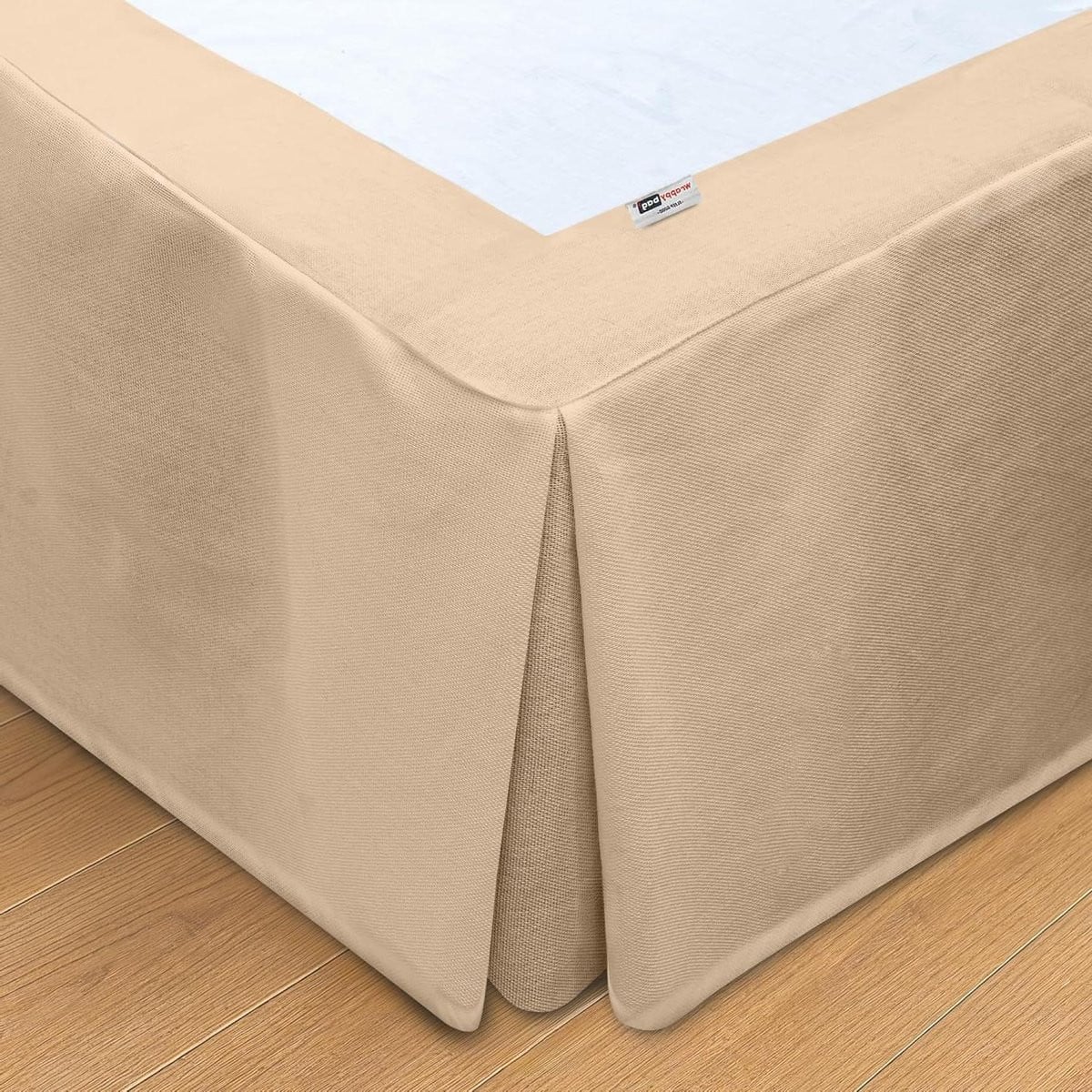 Boxspringhoes Lange Val Bedrok Hoes Beige 180 x 200 cm