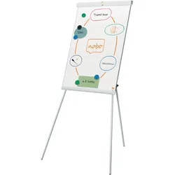 Nobo, Präsentationstafel, Dreibein-Flipchart Premium Plus Stahl (70 x 100 cm)