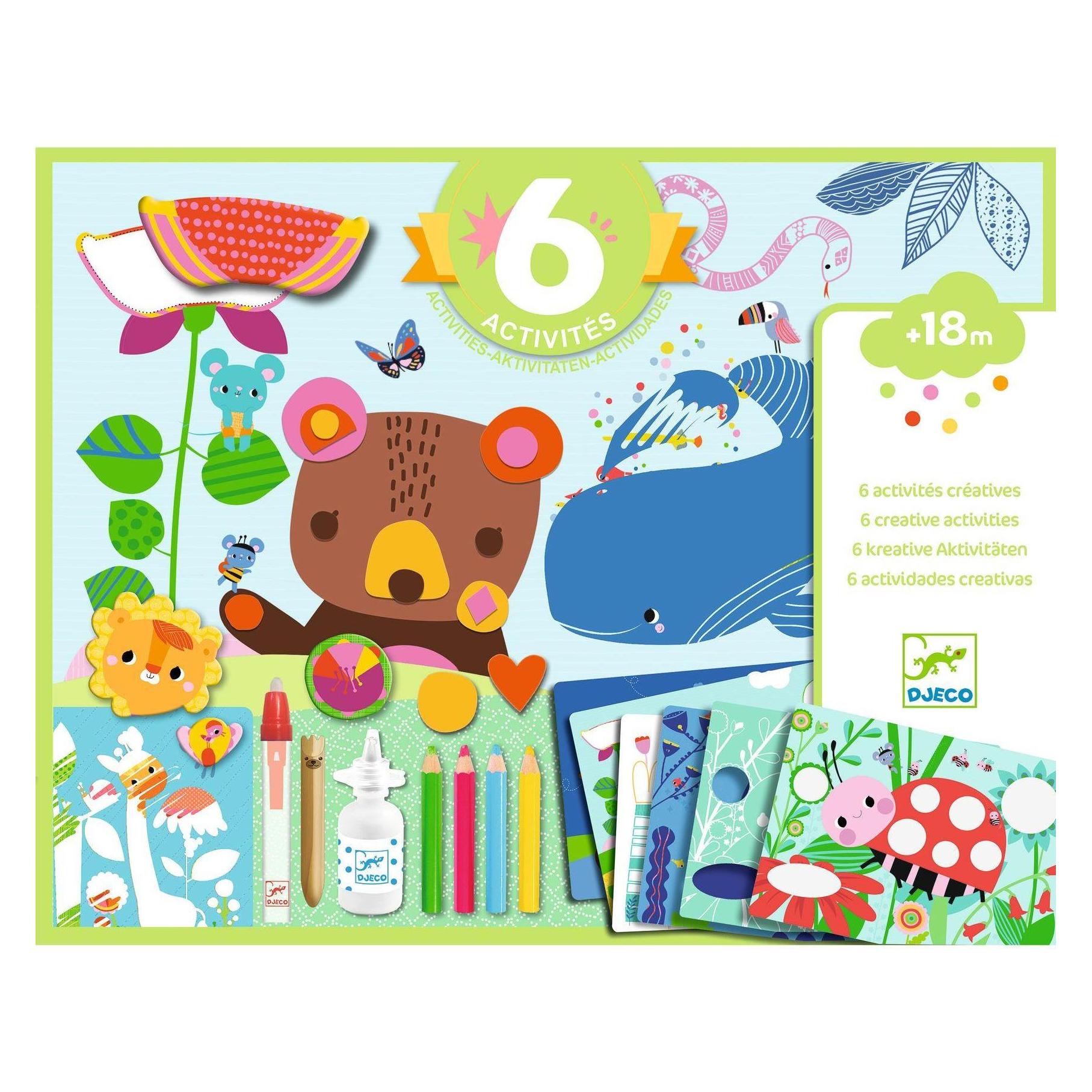 Djeco 6 Kreative Aktivitäten Maus (DJ09295)