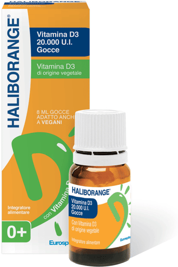 Haliborange Vitamina D3 20000 Ui Integratore Gocce 8 ml