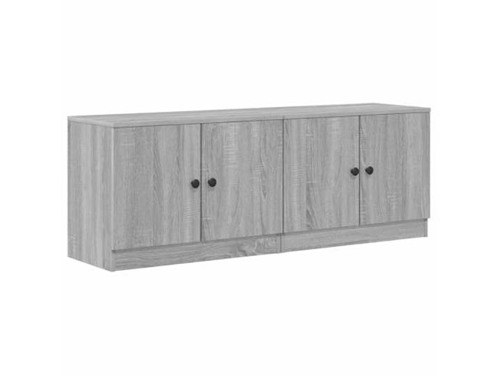 LMTYOENFG Bettschrank 2er Set Grau Sonoma Nachttisch 66x35x48 cm Praktische Nachtkommoden fürs Schlafzimmer mit vier Türen, solider Bauweise und pflegeleichter Oberfläche.
