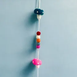 Felt Wall Hanging  - Mushrooms (random colours)