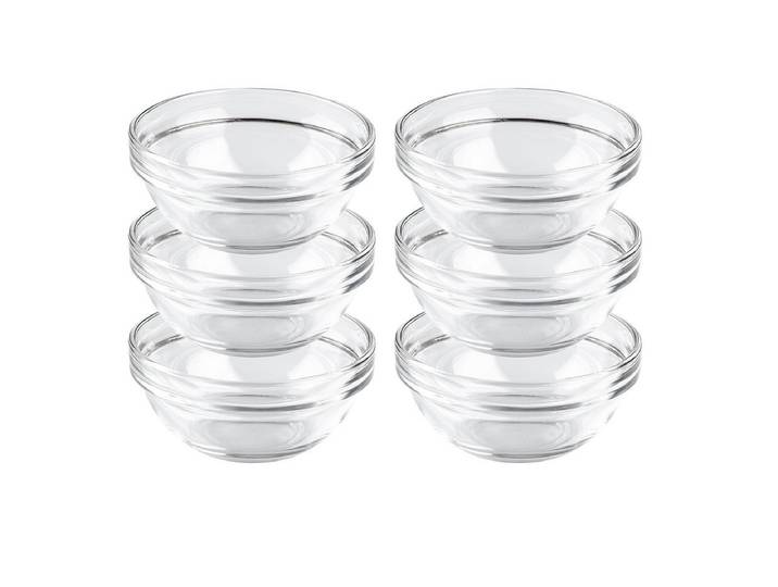 Mäser 925943 stapelbare Obstschalen 9 cm im 6er Set