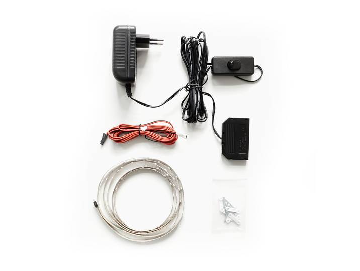 LED-Band 60 x 1 x 1cm Weiß 1er Set Kunststoff