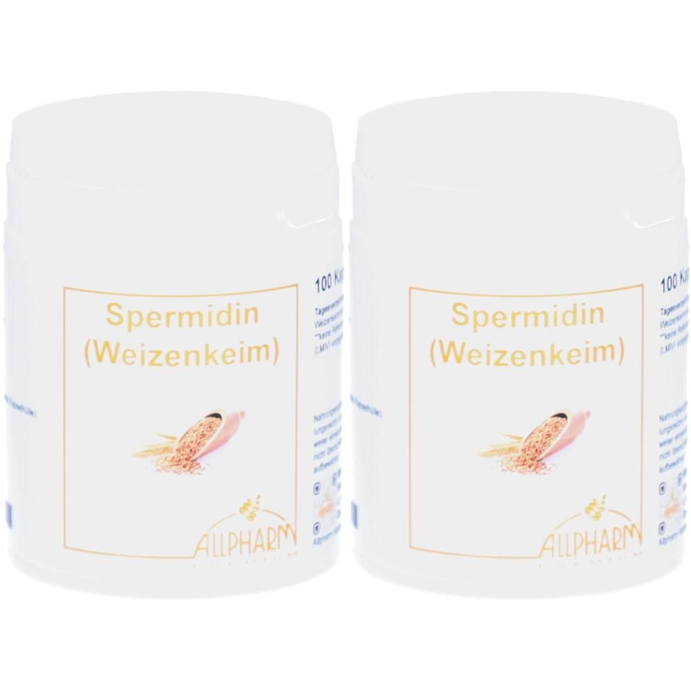 Spermidin Weizenkeim Allpharm Premium Kapseln 2x 2x100 St