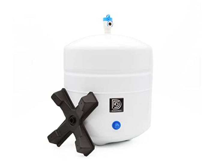 DreamFilters Vorratstank, Vorratsbehälter 12 Liter für Umkehr Osmoseanlagen mit John Guest Absperrhahn 3/8 Zoll