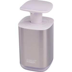 JosephJoseph Seifenspender Presto Steel, 70532, stehend, Edelstahl, silber / weiß, 350ml