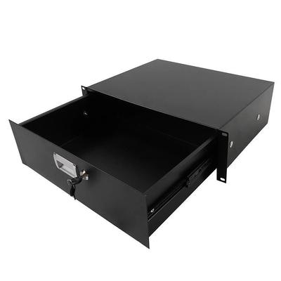 Rack Road Case Equipment, Deep Drawer Locking Black, Rack Mount DJ For Reliable Equipment Protection Rack Road Case Equipment, Deep Drawer Locking Black, Rack Mount DJ For Reliable Equipment Protection