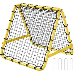 VEVOR Fußball-Rebound-Netz 40 x 35 x 37 Zoll, tragbares Fußball-Tornetz mit vollständig einstellbaren Winkeln, Hilfsmittel und Ausrüstung für alle Altersgruppen Kick-Back Rebounder