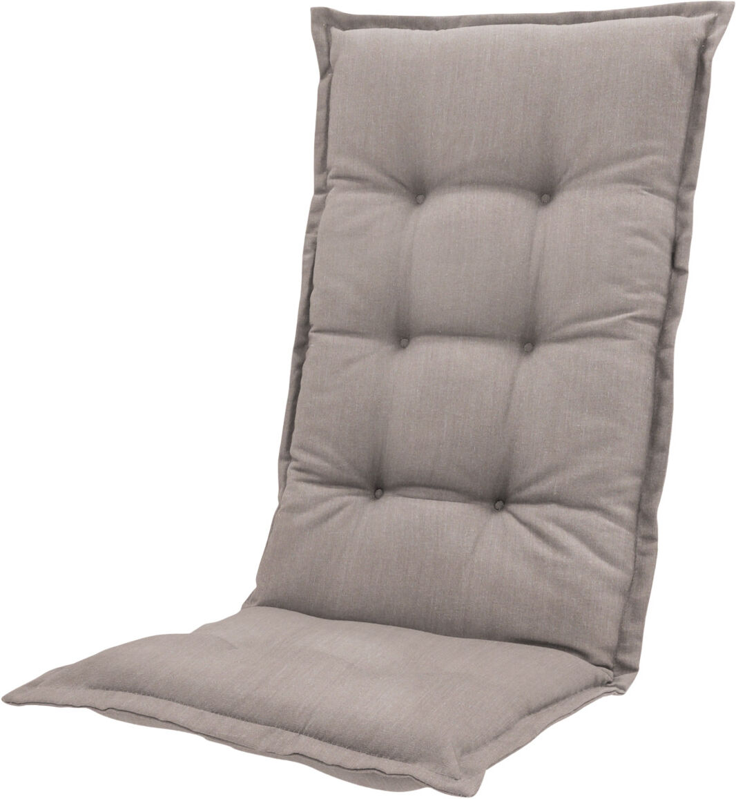 Madison Hochlehner-Auflage Basic taupe 123 x 50 cm 4er-Set