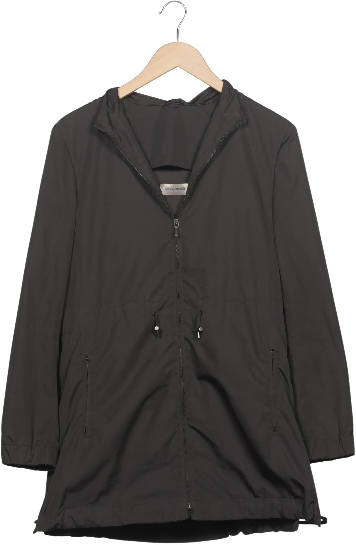 Jil Sander Damen Mantel, Grau, Gr. EU 34 (IT 40), Synthetik - Second Hand
