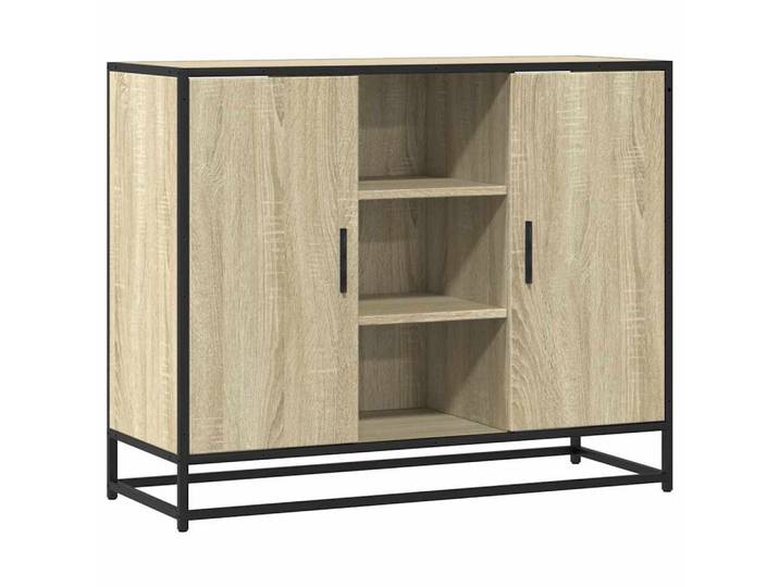 vidaXL Sideboard Sideboard Sonoma-Eiche 92x35x76 cm Holzwerkstoff (1 St)