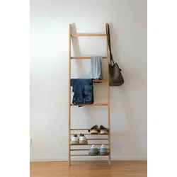 HOP MULTI Handtuchleiter & Kleiderleiter aus Eiche - für Bad & Schlafzimmer
