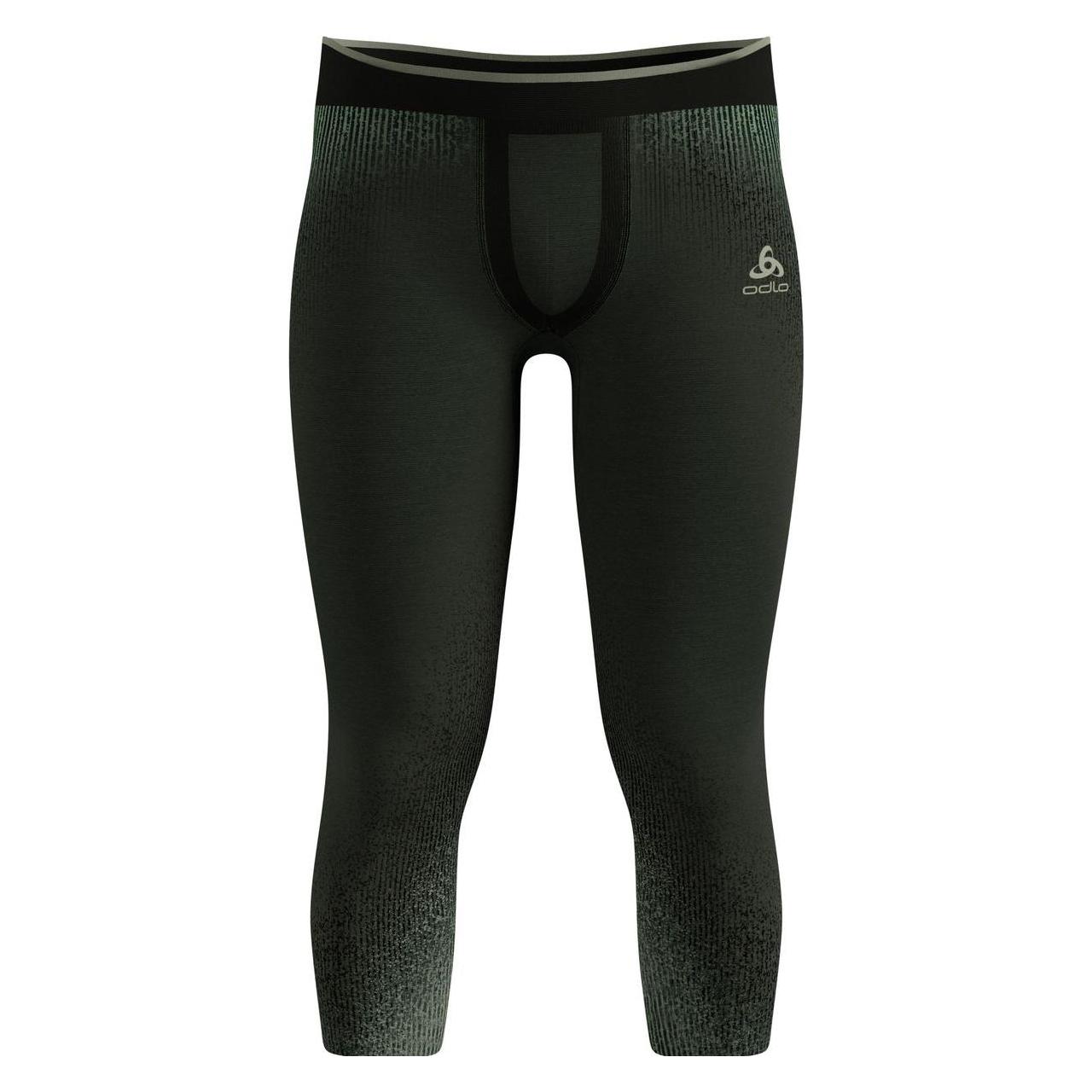 Odlo BL BOTTOM 3/4 PERFORMANCE WARM BLACKCOMB grüne Hose (M) (19640210877M)