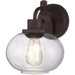 Elstead Lighting, Gartenbeleuchtung, Trilogy Wandleuchte E27 Alte Bronze (E27, IP20, IP55)