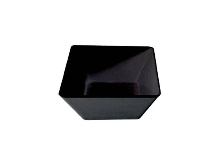 Schüssel 24X24X10 Cm Schwarz Melamin - 6 Un.