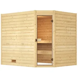 Weka Eck-Sauna Valida 3, 239 x 230,5 x 139 cm