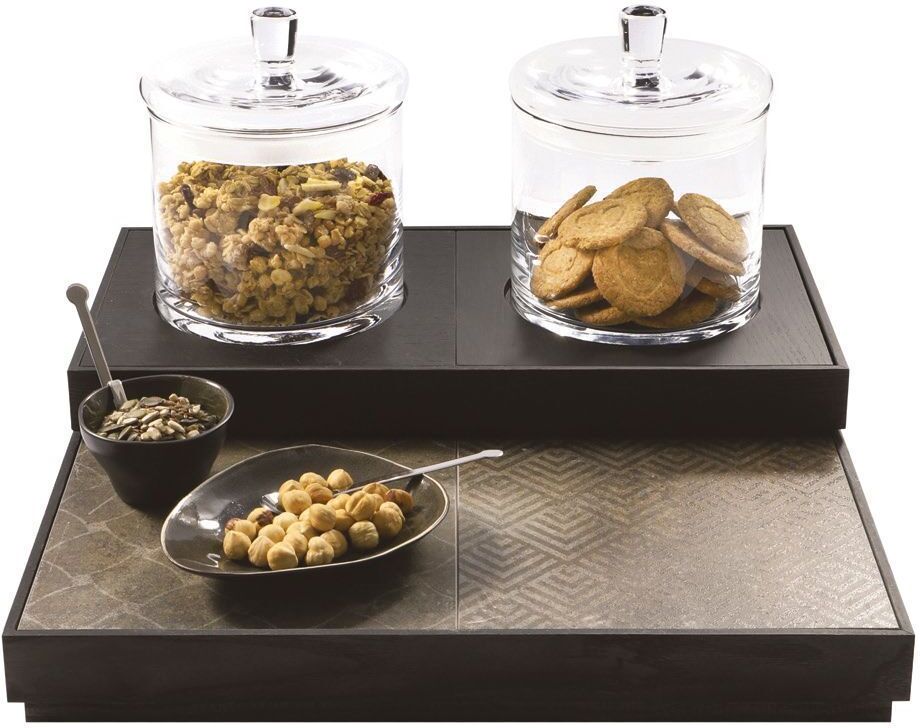 Abert Set Cereali Nero 40 x 61 cm Domino
