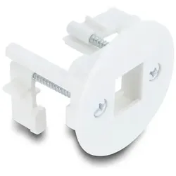 DeLOCK Keystone Modulträger zur Wandmontage / Tischmontage weiß