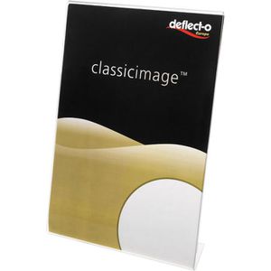 Deflecto Tischaufsteller 47501, A5, aus Kunststoff, L-Form, einseitig