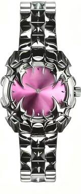 Fabled Fashion Studio DENVOSI Gothic Claw Shaped Quartz Watch With Detachable Dial purple