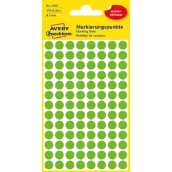 AVERY Zweckform Klebepunkte Ø 8,0 mm grün