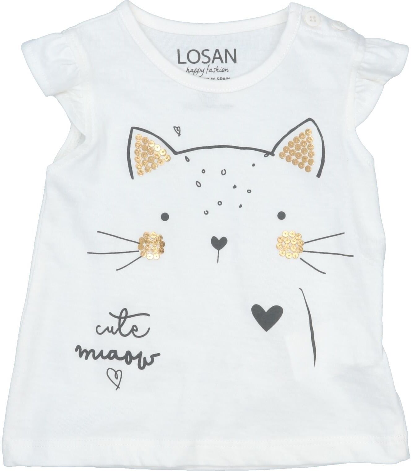 Losan Camiseta Chica Blanco 3,9 Chica