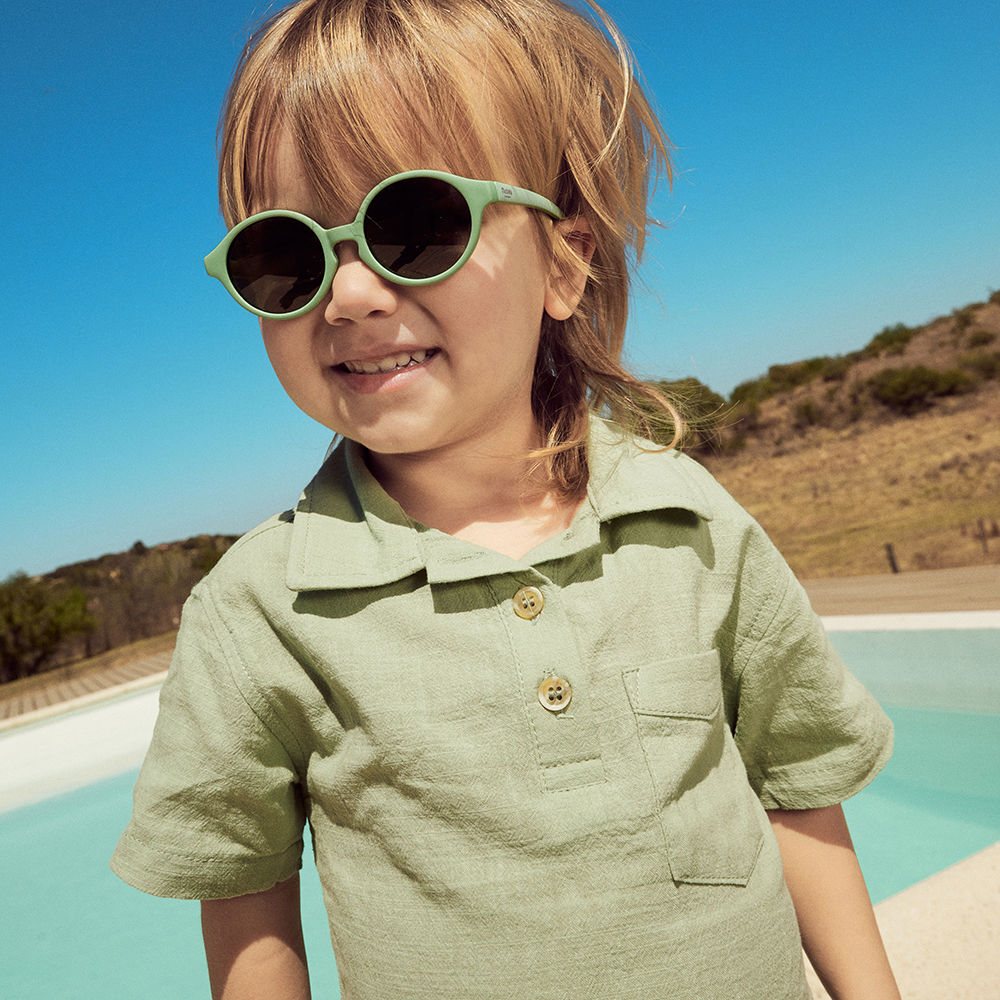 Mustela Avocado Baby 0 - 2 lunettes de soleil Vertes 120 mm