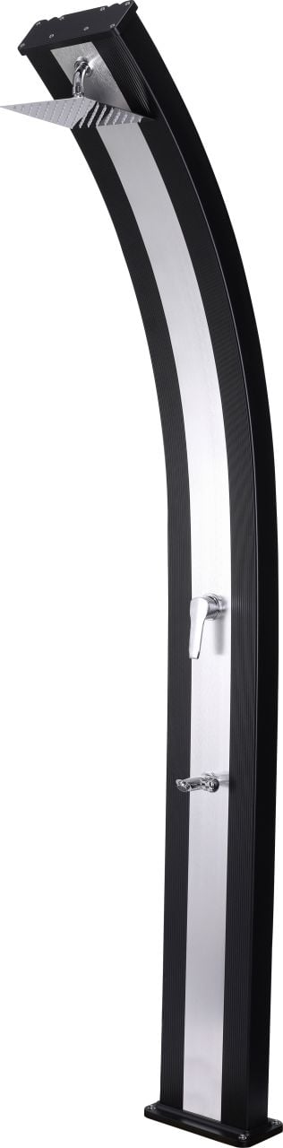 Steinbach Solardusche Slim Line Duo schwarz