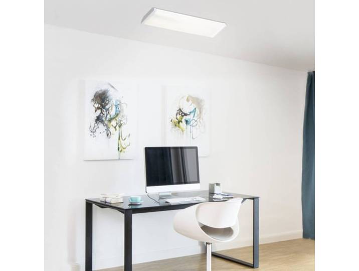Müller-Licht LED Deckenleuchte PRISMATIK, weiß / opal, Aluminium, Modern