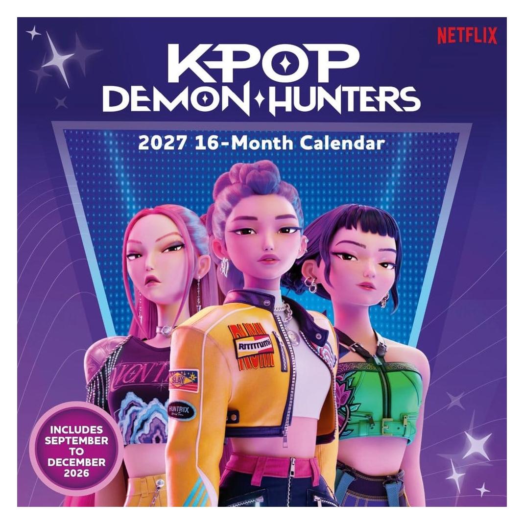 Pyramid KPop Demon Hunters (2027) Calendrier Mural Carré 30 x 30 cm (C2511362)